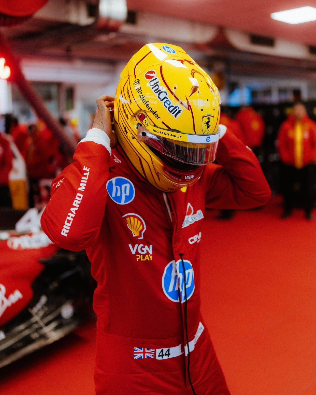 法拉利力克雷诺车队，汉密尔顿状态火热